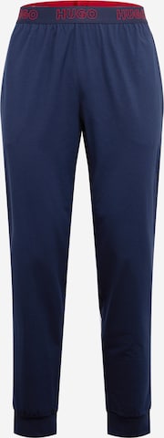 HUGO Red Pyžamové kalhoty 'Unite' – modrá: přední strana