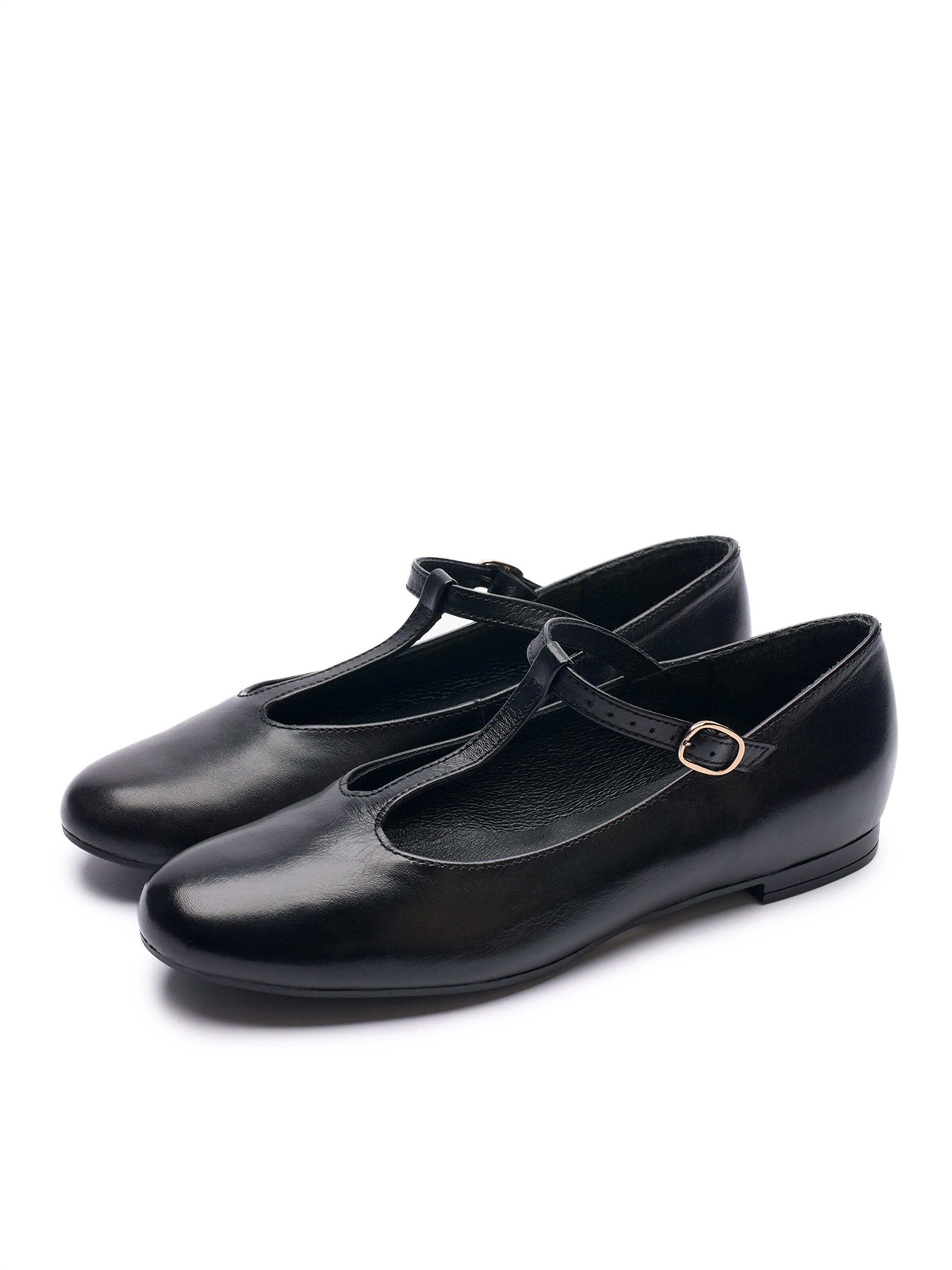 RYLKO Balerinka z rzemykiem w kolorze czarny