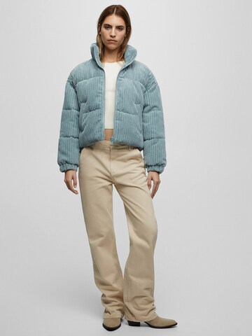 Pull&Bear Between-Season Jacket in Blue