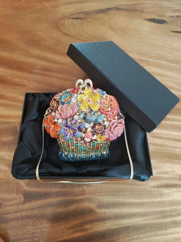 Tomshop24-7 Clutch 'Blumen-Korb' in Gold