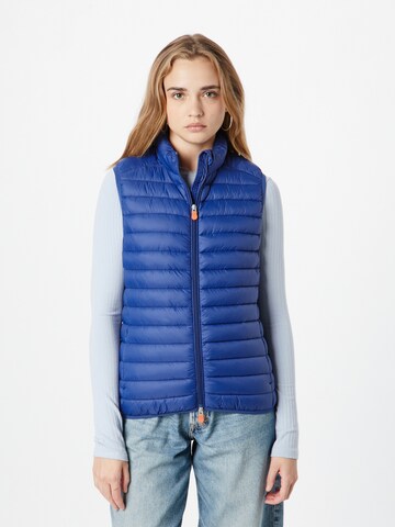 SAVE THE DUCK Bodywarmer 'CHARLOTTE' in Blauw: voorkant