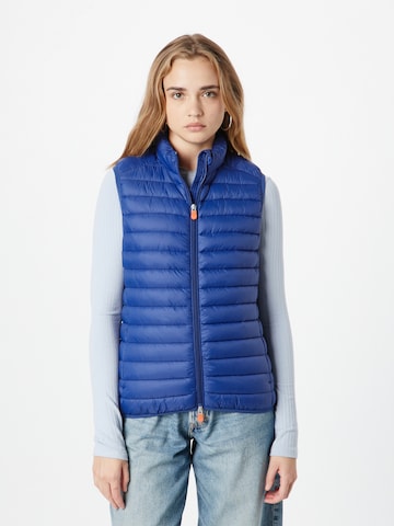 SAVE THE DUCK Bodywarmer 'CHARLOTTE' in Blauw: voorkant