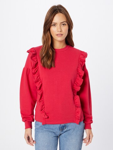 Dorothy Perkins Sweatshirt in Rood: voorkant