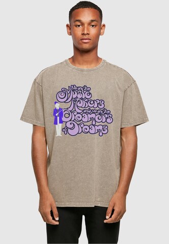 T-Shirt 'Willy Wonka - Dreamers' ABSOLUTE CULT en beige : devant