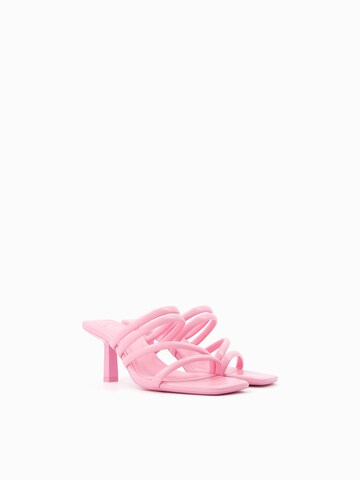 Bershka Pantolette in Pink