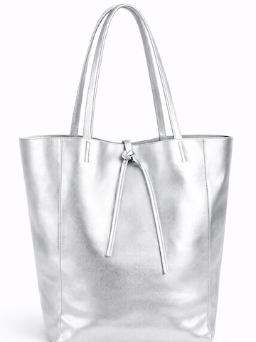 COLLEZIONE ALESSANDRO Shoulder Bag 'EasyGo' in Silver: front