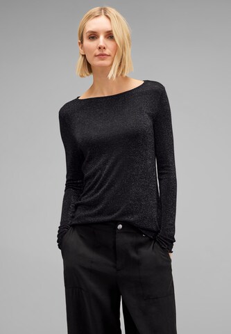 STREET ONE Shirt in Black: front