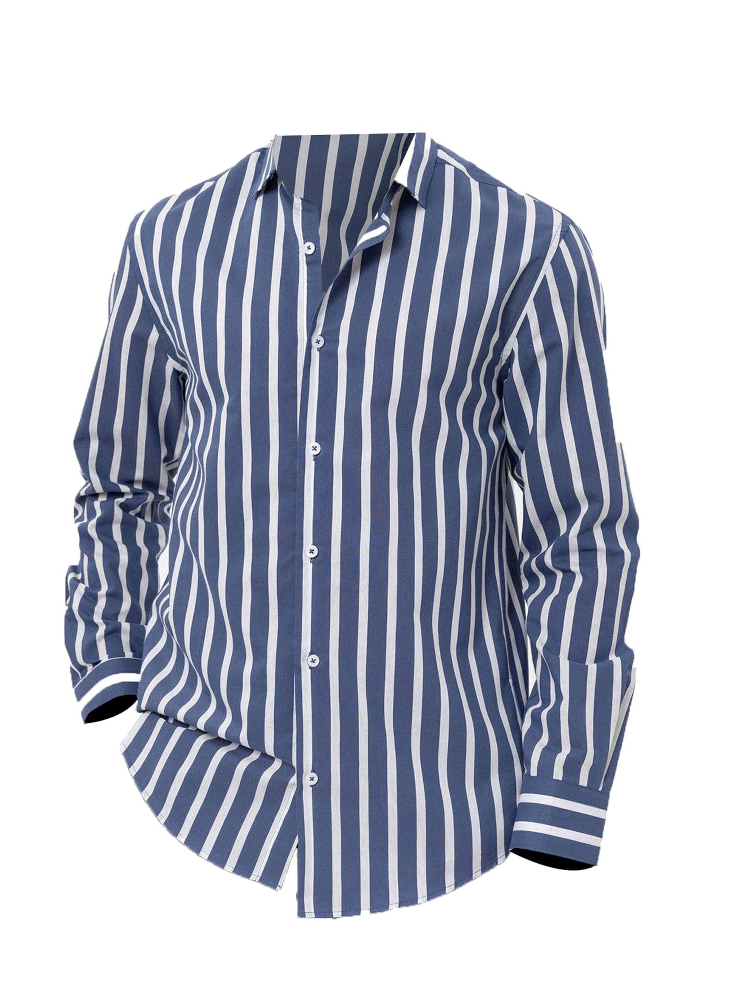 Antioch Button Up Shirt in Royal blue / White, Item view