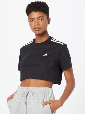 Tricou funcțional de la ADIDAS SPORTSWEAR pe negru: față