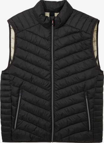 TOM TAILOR Bodywarmer in Zwart: voorkant