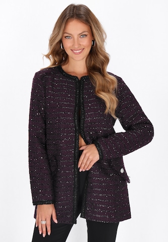 Blazer faina en violet : devant
