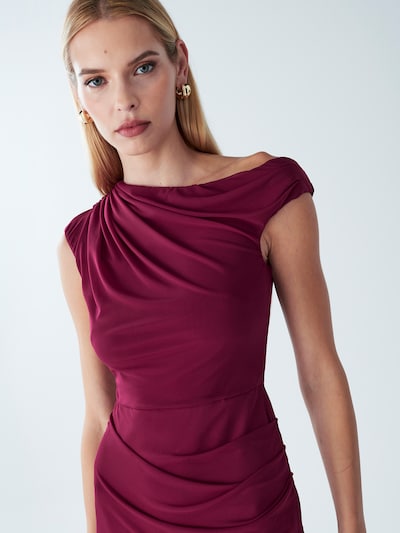 BWLDR Kleid 'Freya' in burgunder, Produktansicht