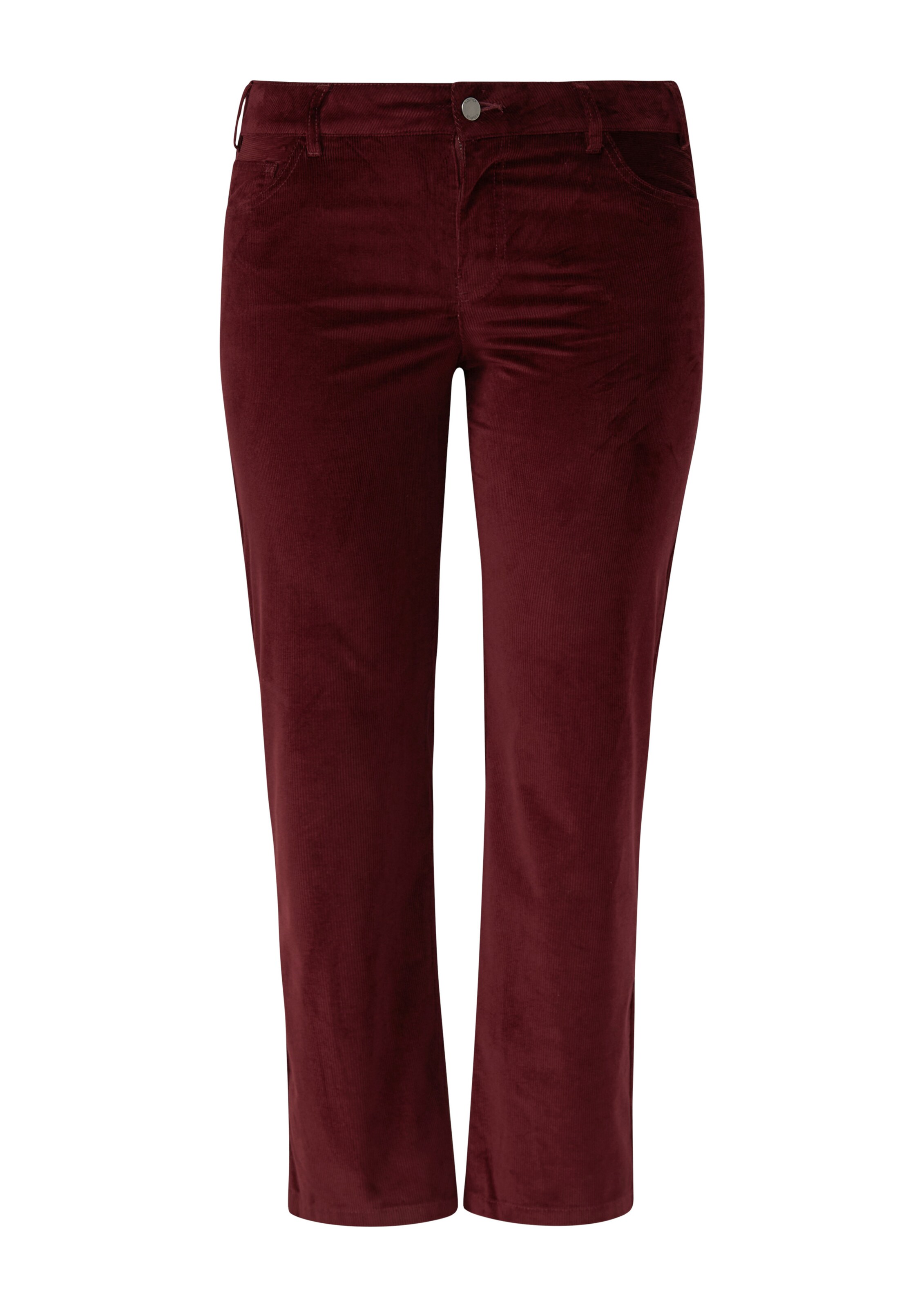 s.Oliver Regular Broek in Rood: voorkant