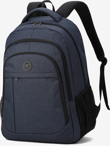 Sac à dos Aoking en bleu : devant