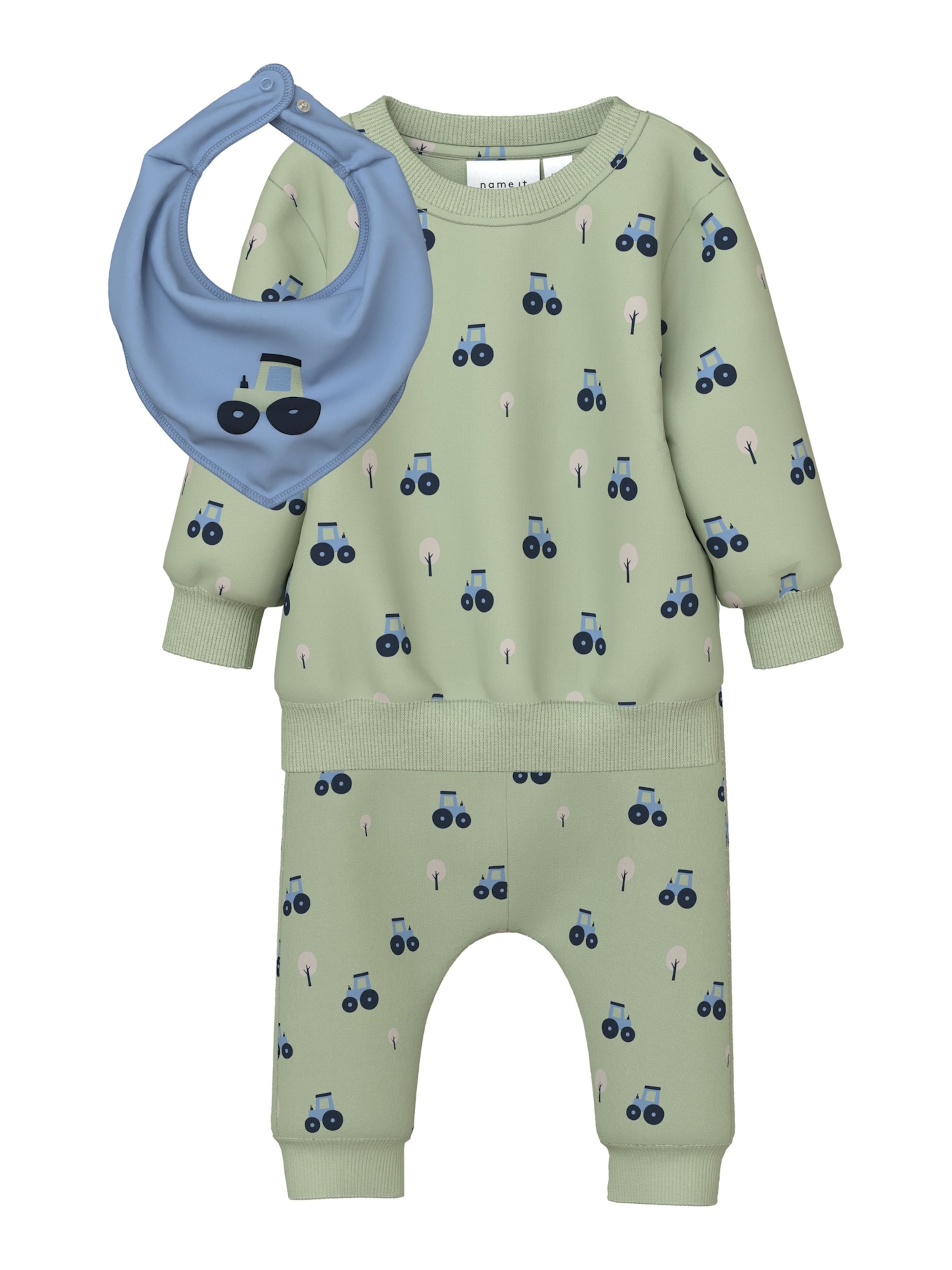 NAME IT Pyjama 'Vimmer' in Grün: Vorderseite