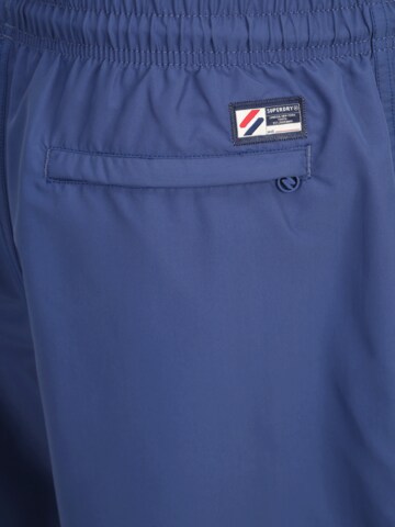 Shorts de bain Superdry en bleu
