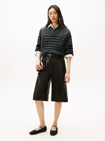 TOMMY HILFIGER Ballerina in Zwart: voorkant