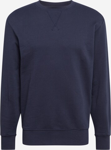 Sweat-shirt SELECTED HOMME en bleu : devant