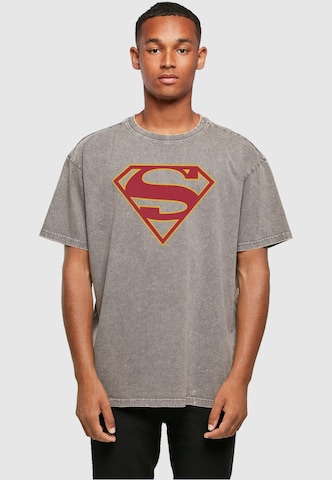 ABSOLUTE CULT T-Shirt 'Supergirl' in Grau: Vorderseite