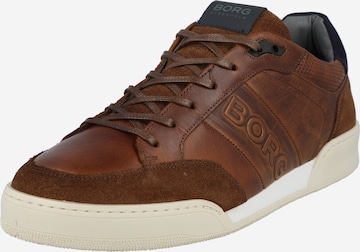 BJÖRN BORG Platform trainers 'SL200' in Brown: front