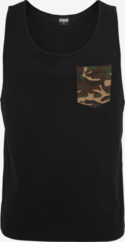 T-Shirt Urban Classics en noir : devant