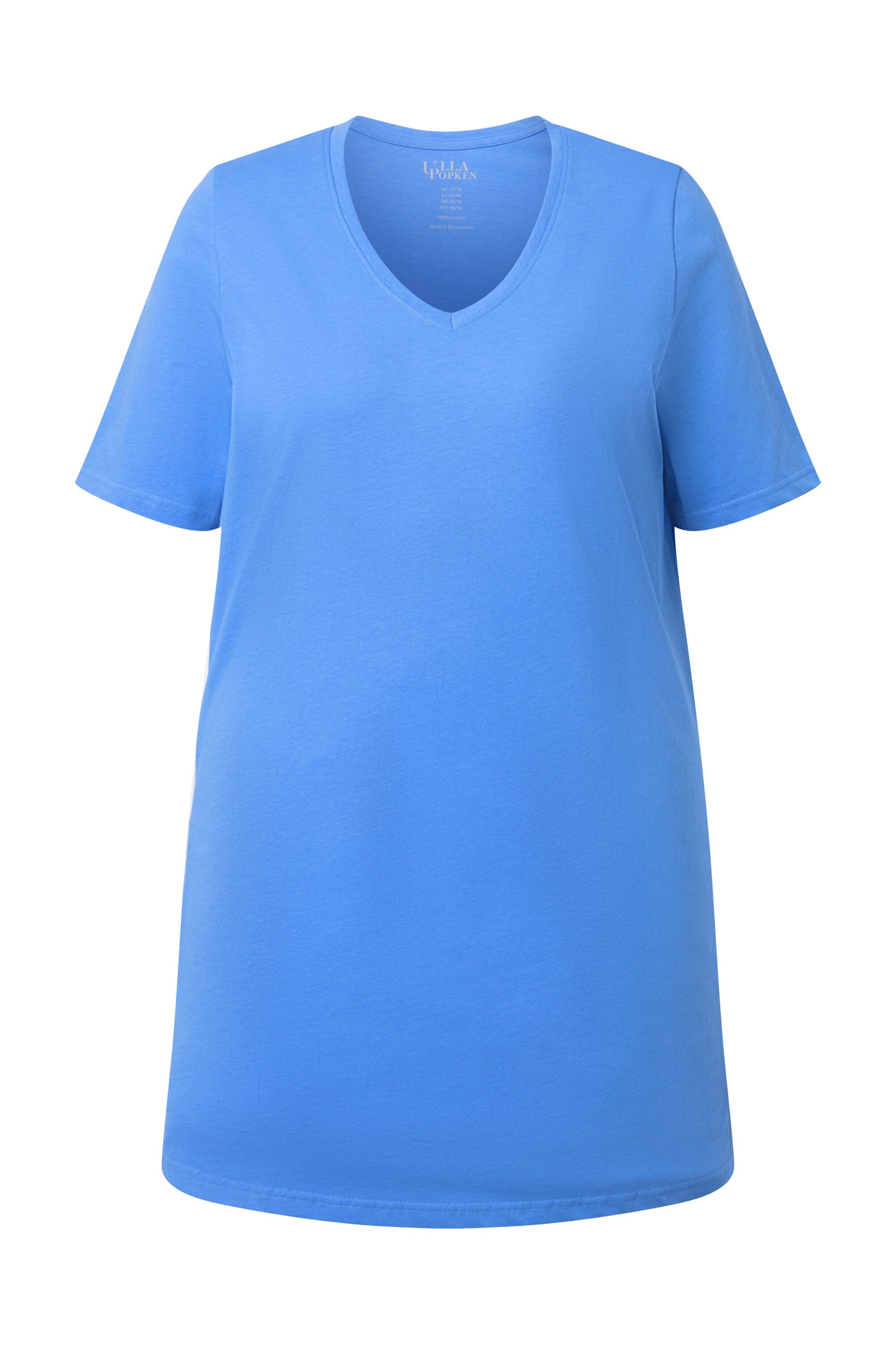 Ulla Popken Shirt in Blauw: voorkant
