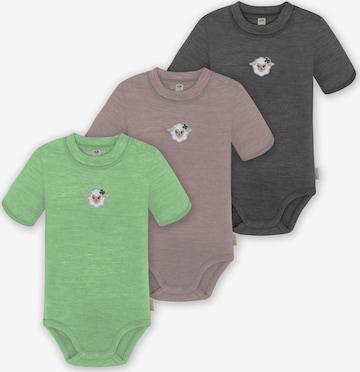 Barboteuse / body normani en gris : devant