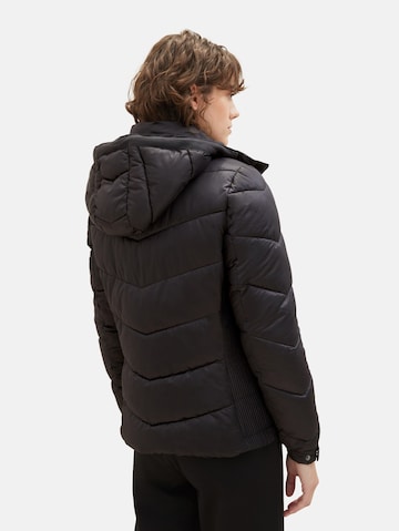 TOM TAILOR Zimní bunda – černá