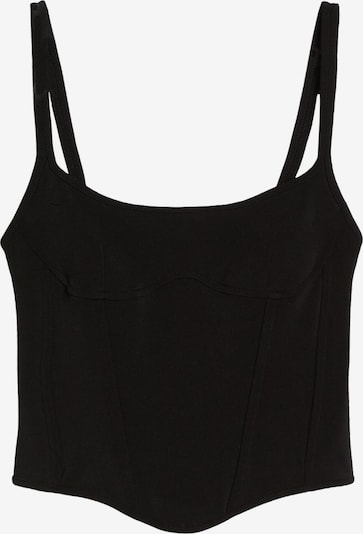 Bershka Toppi koossa XS värissä musta, Tuotenäkymä