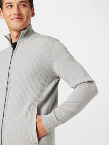 TOM TAILOR Knit Cardigan in Grey