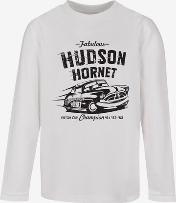 ABSOLUTE CULT Shirt 'Cars - Hudson Hornet' in Wit: voorkant