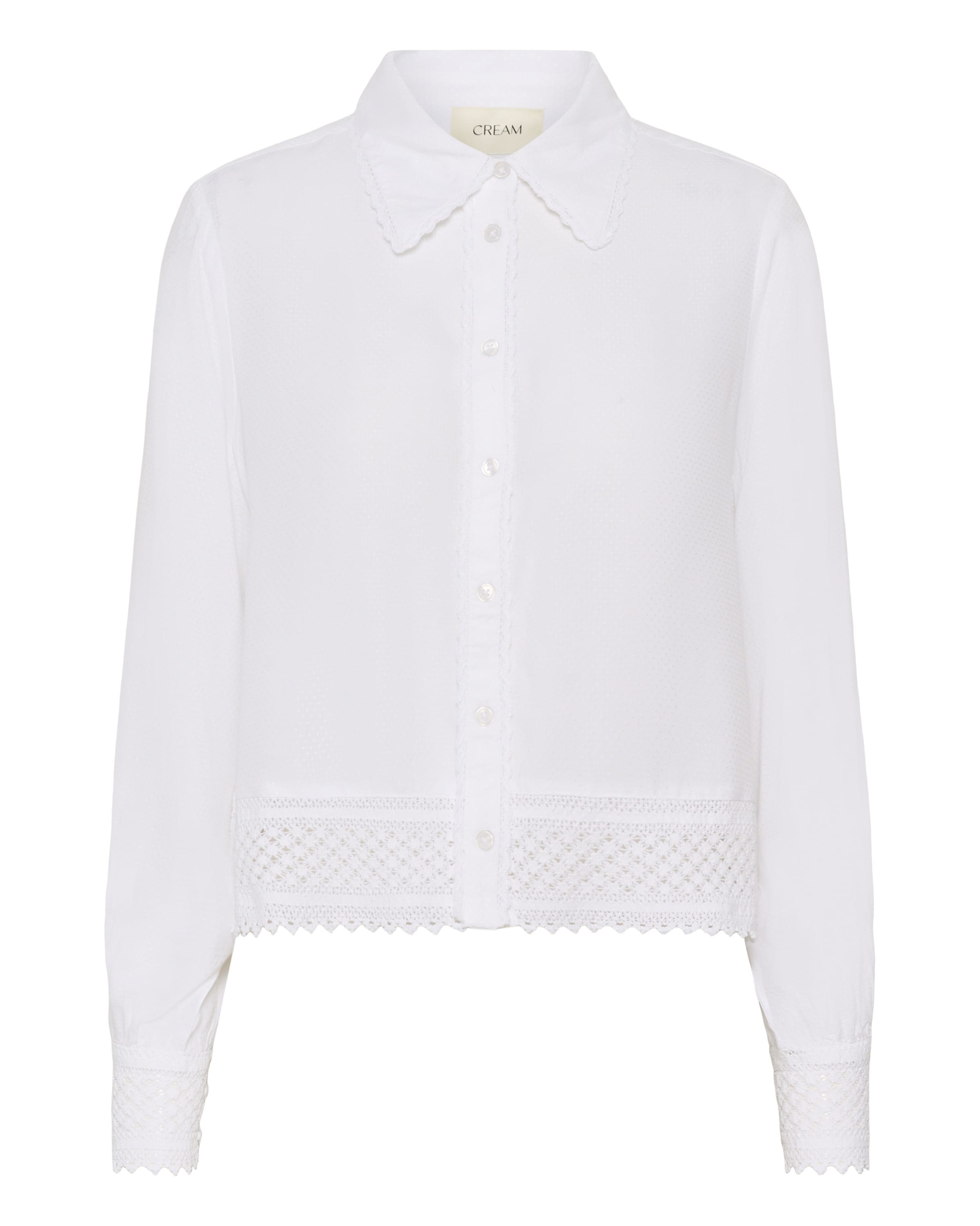 Cream Bluse 'CRFloriza' i hvid, Produktvisning