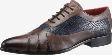 MELVIN & HAMILTON Lace-Up Shoes in Brown: front