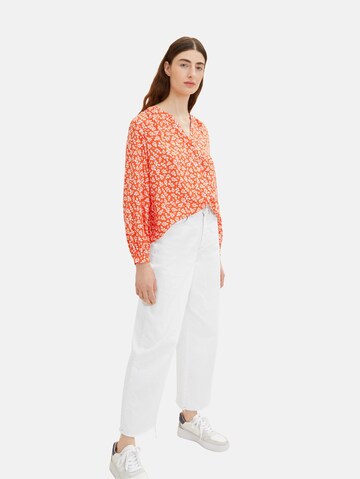 TOM TAILOR Blouse in Orange