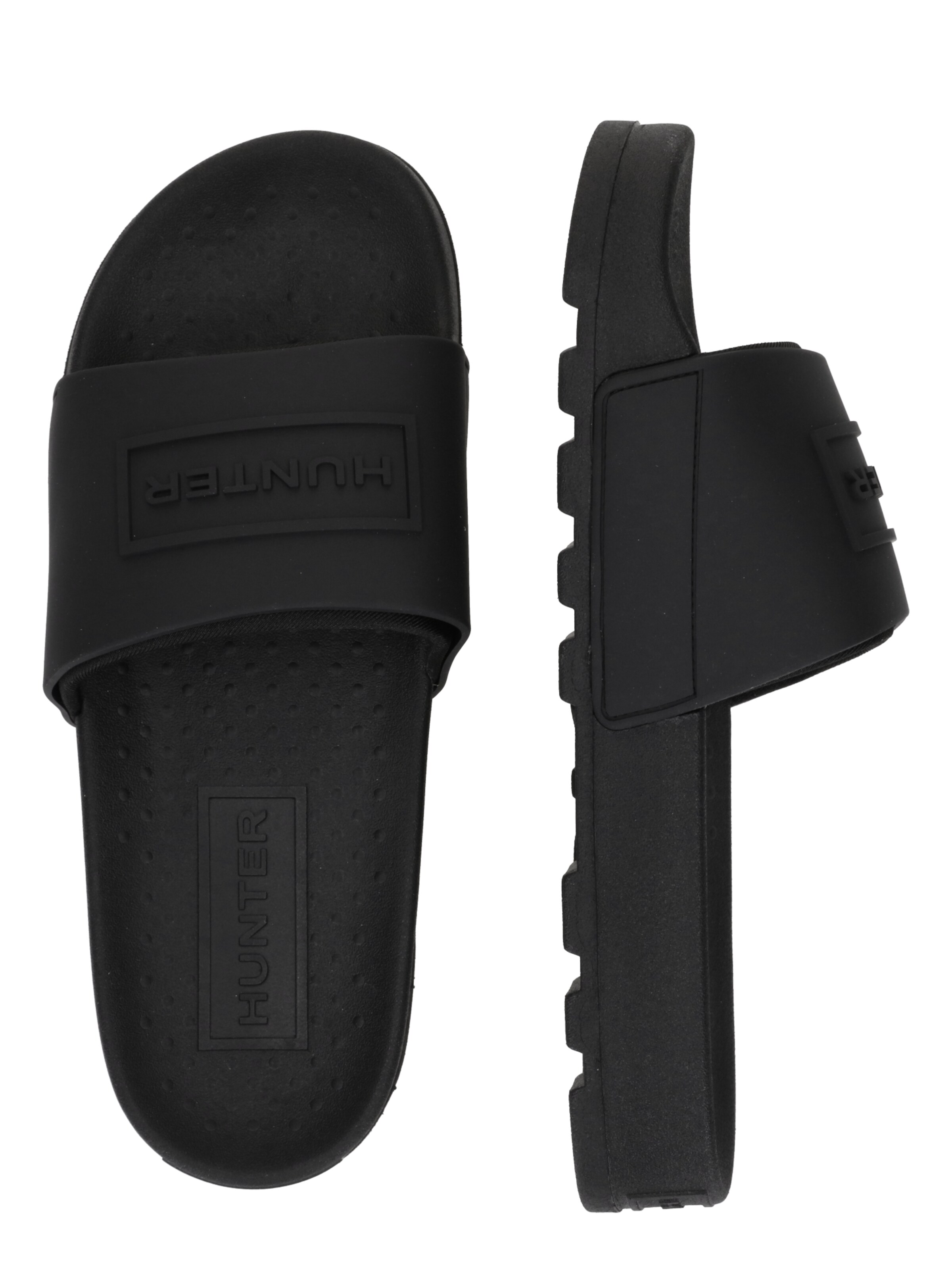 melns HUNTER Iešļūcenes/baseina apavi