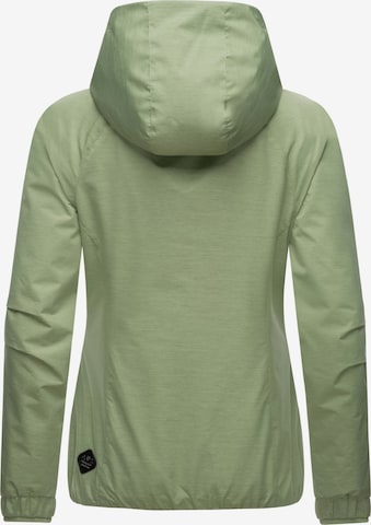 Ragwear Toiminnallinen takki 'Dizzie' värissä vihreä