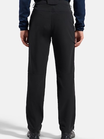 ODLO Slim fit Outdoor trousers 'ASCENT' in Black