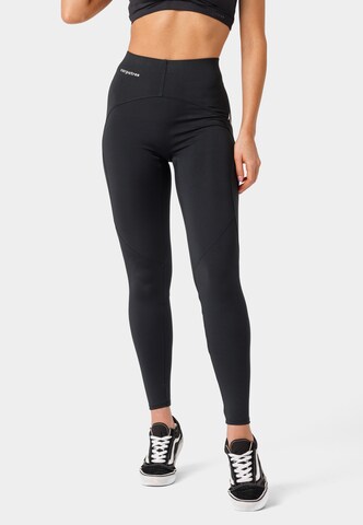 Carpatree - Skinny Leggings 'Aura' en negro: frente