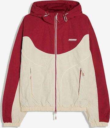 Giacca di mezza stagione di Bershka in rosso: frontale