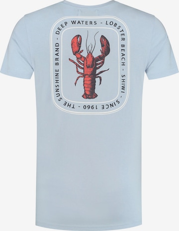 Shiwi Koszulka 'Lobster Beach' w kolorze niebieski