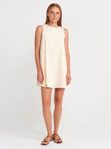 Dilvin - Vestido em bege