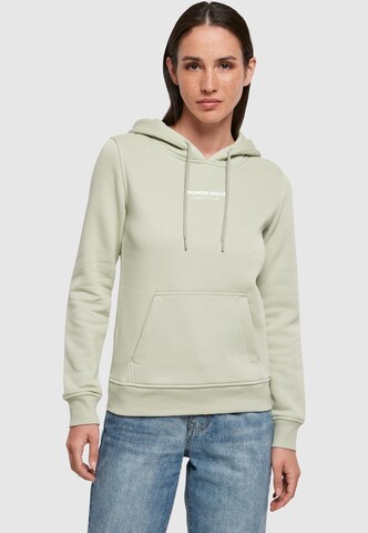 Merchcode Sweatshirt 'Unlimited Skills' in Grün: Vorderseite