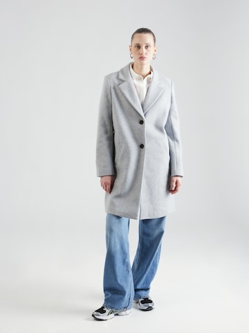 VILA Between-seasons coat in Grey: front