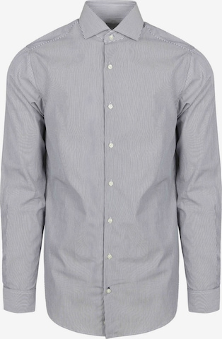 Coupe regular Chemise Steppin' out en bleu : devant
