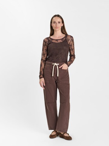 T-shirt Le Temps Des Cerises en marron