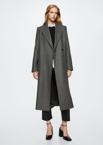 MANGO Between-Seasons Coat 'Paris' in Grey: front