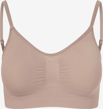 cfab (formerly creamy fabrics) - Sujetador 'Comfort Bralette' en beige: frente