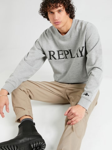 REPLAYSweater majica - siva boja