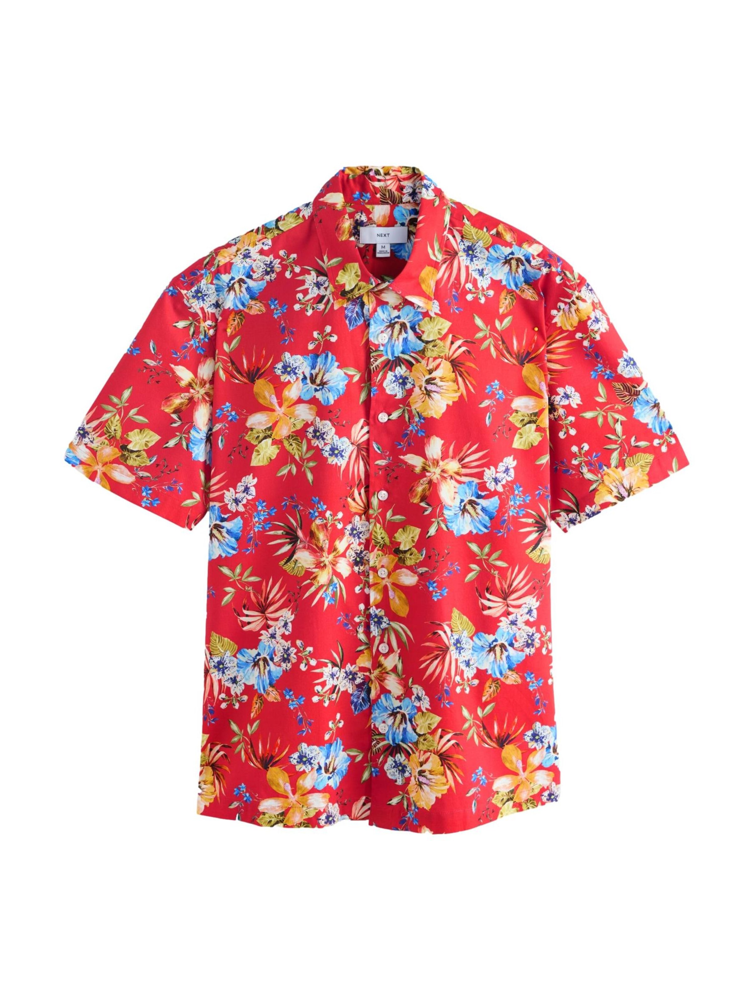Next Regular Fit Hemd in Rot: Vorderseite