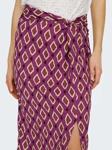 ONLY Skirt 'LEAH' in Purple
